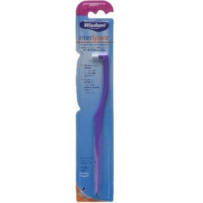 Wisdom InterSpace Soft Toothbrush - Color May Vary
