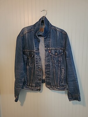 Levi's Denim Trucker Jean Jacket Vintage Size 46 USA 70506-0216