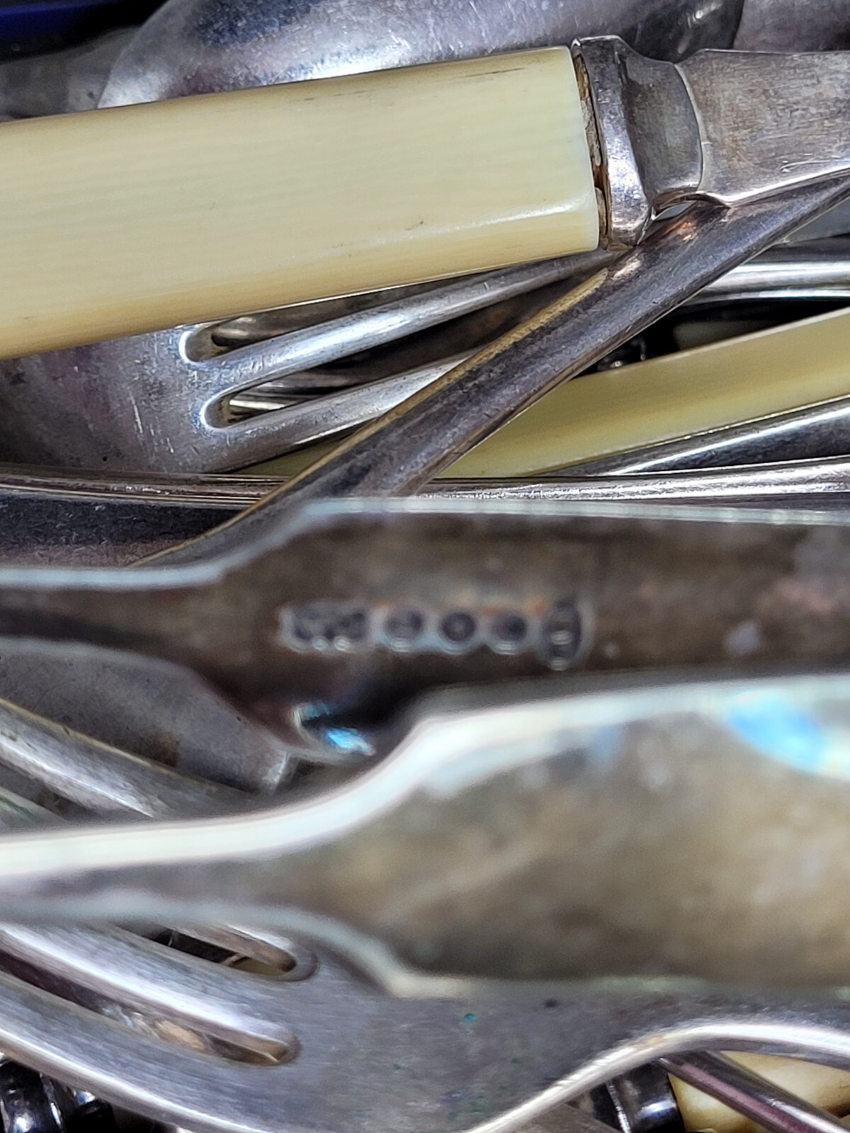 Vintage antique cutlery job lot EPNS silver plated chrome Etc Approx