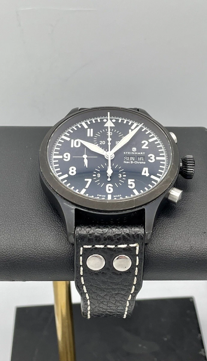Steinhart NAV B Chrono 47 Day Date Swiss Automatic Valjoux 7750