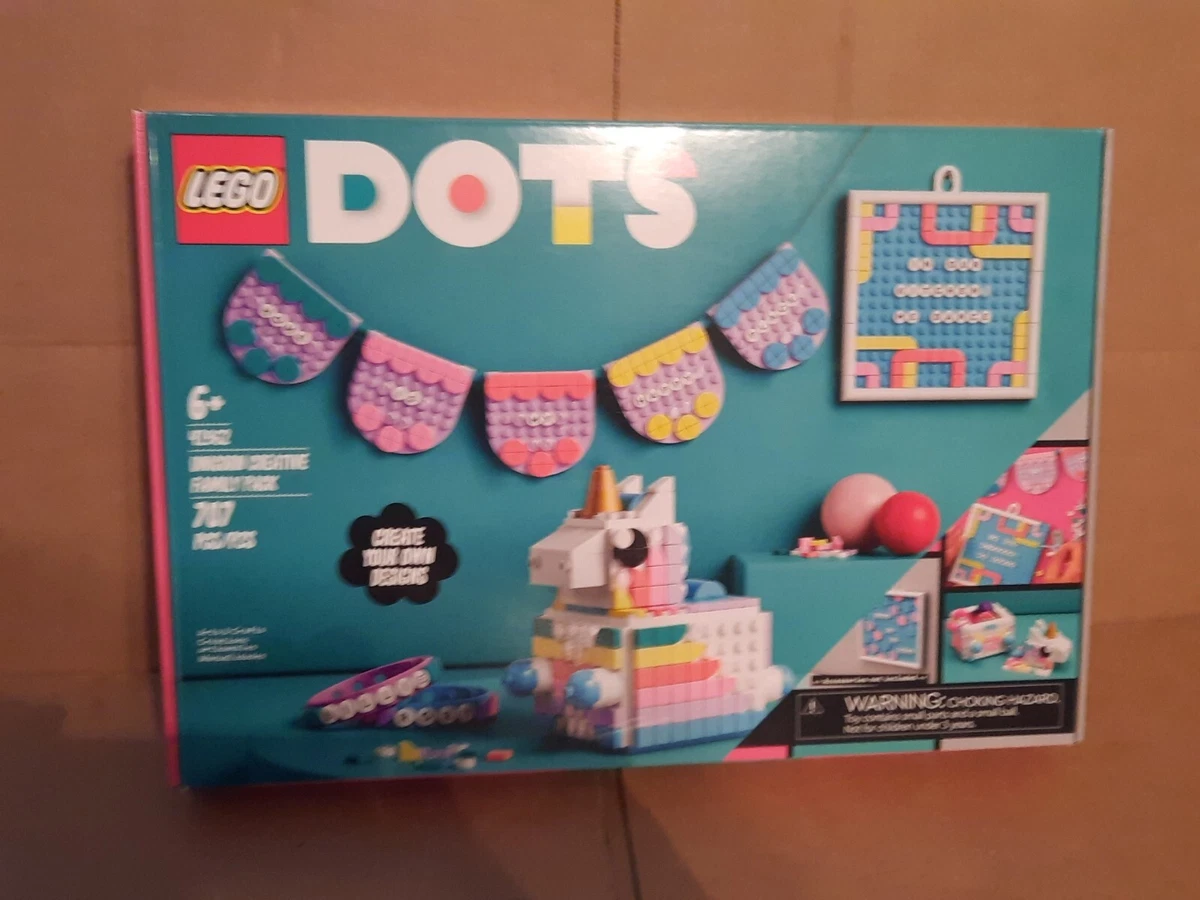 LEGO DOTS Unicorn Creative Family Pack Toy Crafts Set 41962