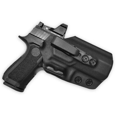 IWB TUCKABLE RDR + INTEGRATED CLAW Holster Fits Sig Sauer P320 Compact 3.6-3.9''