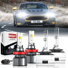 For Aston Martin V12 Vantage 2010-2017 Kit Bombillas H11 D1S LED/HID para Faros