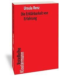 Thumbnail - Die Erklärbarkeit Von Erfahrung | Buch | 9783465045335