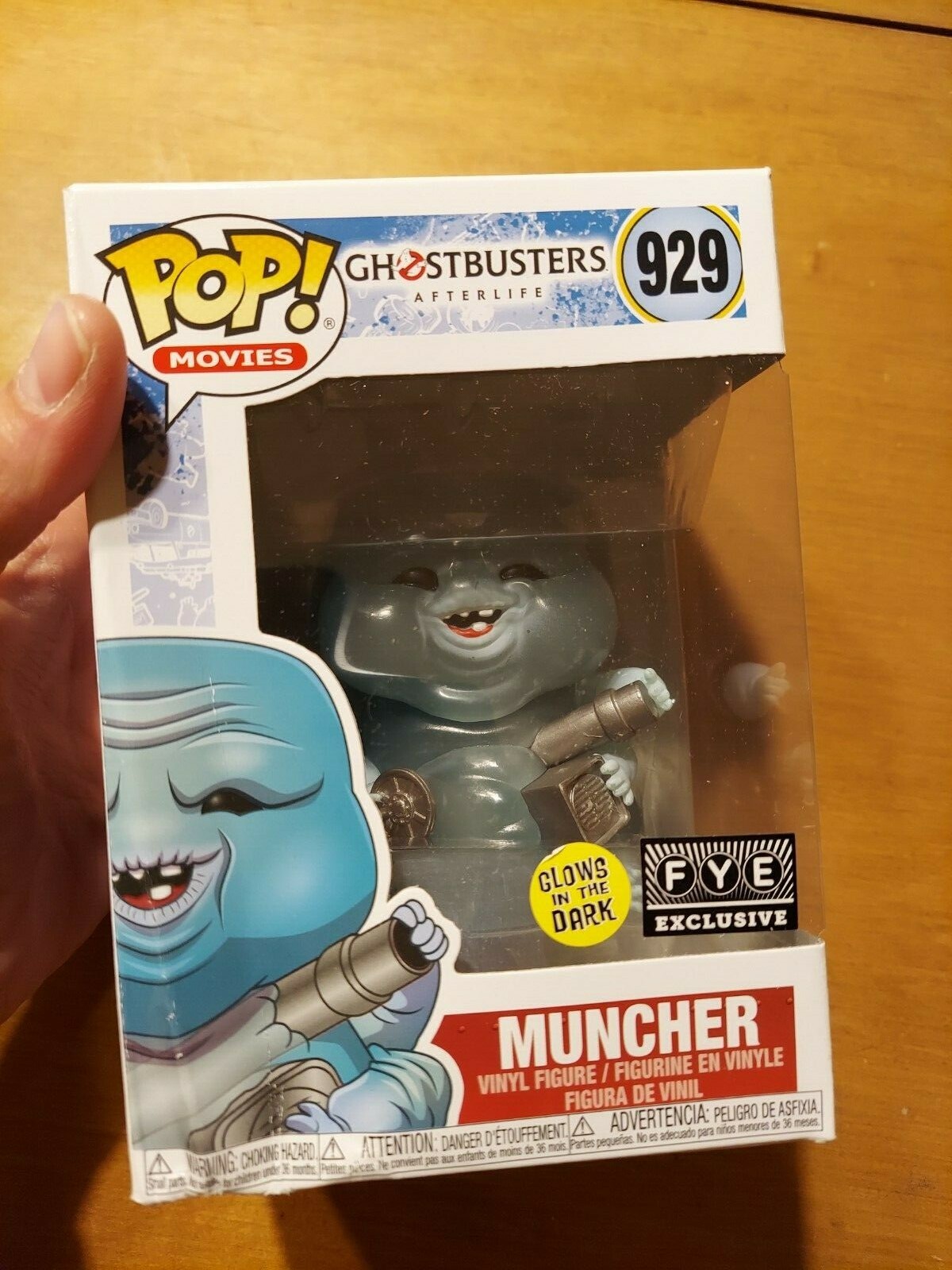 Sale Funko Pop Ghostbusters Afterlife Muncher 929 Fye Gitd Glow In The Dark Read