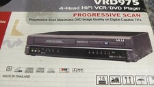 AKAI 4 Head HiFi DVD/VCR Combo Player VRD 975...