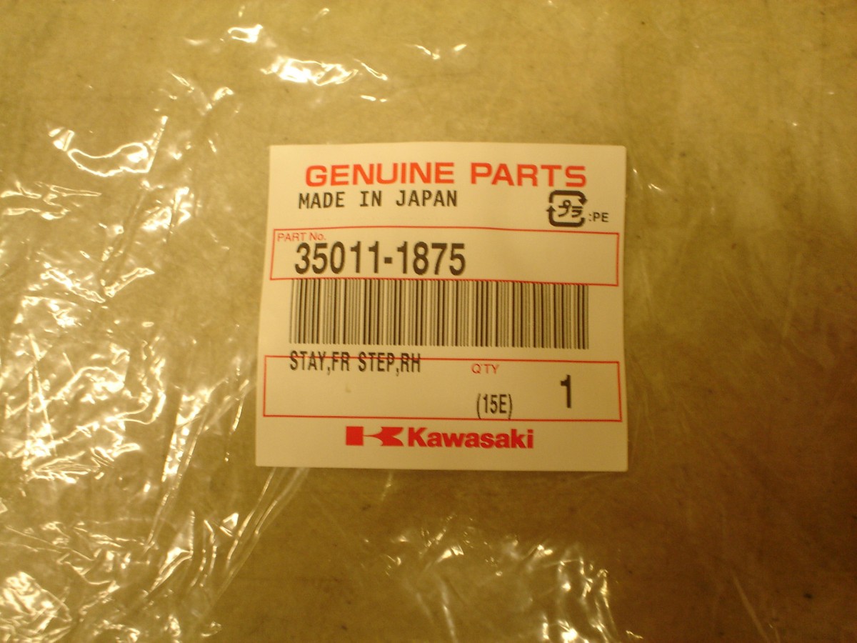 Kawasaki OEM Front Right Foot Peg Mount 98-02 ZX-6R, 98-03