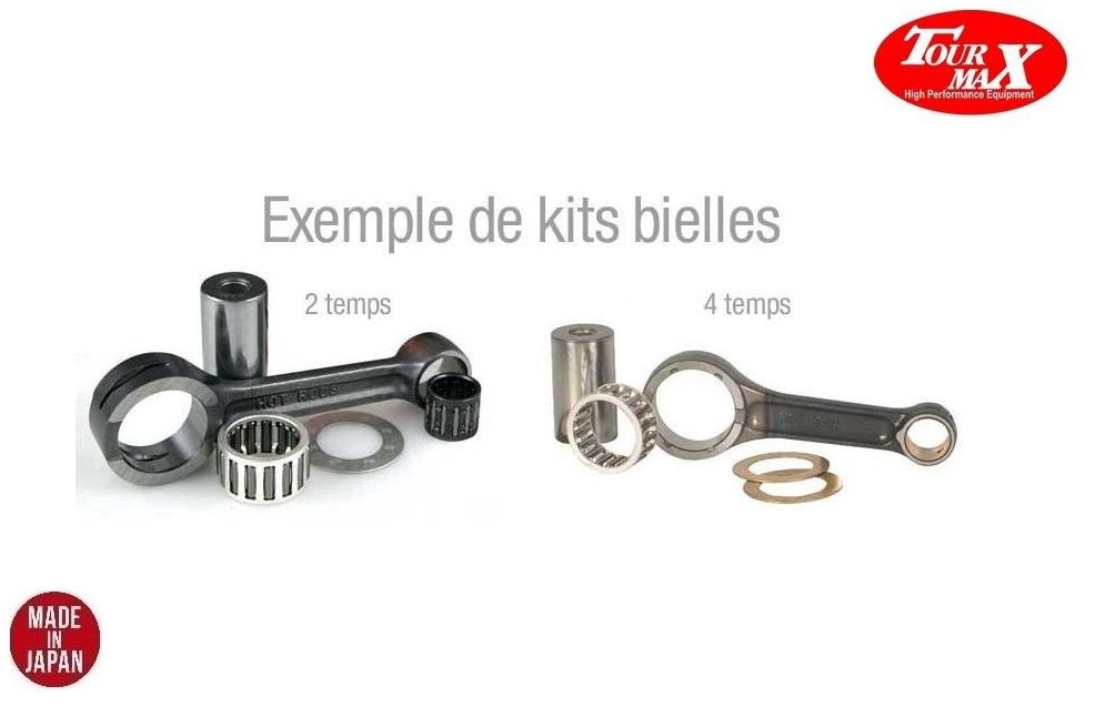 Kit Bielle Complet Tourmax YAMAHA T175 1977-1981 : Pièce moteur moto