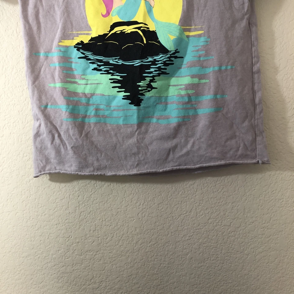 Disney "The Little Mermaid" youth size XS shirt blue/gray - Image 3 of 4
