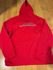 Youth Under Armour Sweatshirt red XL excellent condition