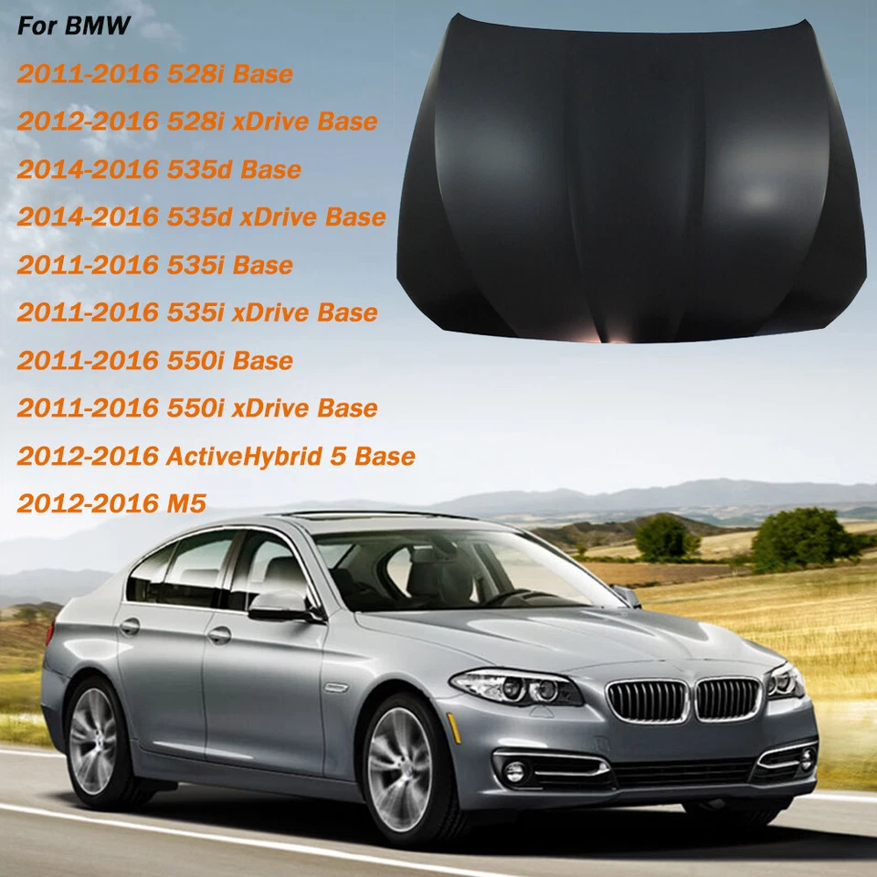 Front Hood Panel Bonnet Shell For 2011-2016 BMW 535i 528i 550i 535i xDrive Foto 2 de 4