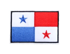 PANAMA Country Flag - Embroidered Iron-On Patch - FREE SHIP