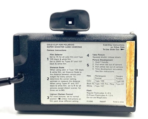 Polaroid Super Shooter Land Instant Film Camera - Picture 4 of 7