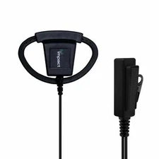 Impact I5-P1W-D1 Lapel Mic with D-Ring Earpiece, Icom Radio (See List)