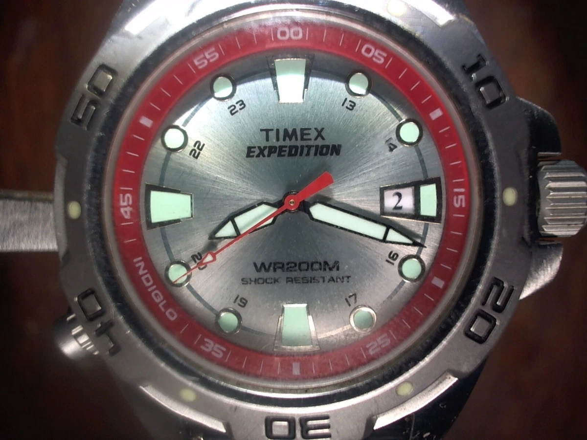timex expedition indiglo wr 200m