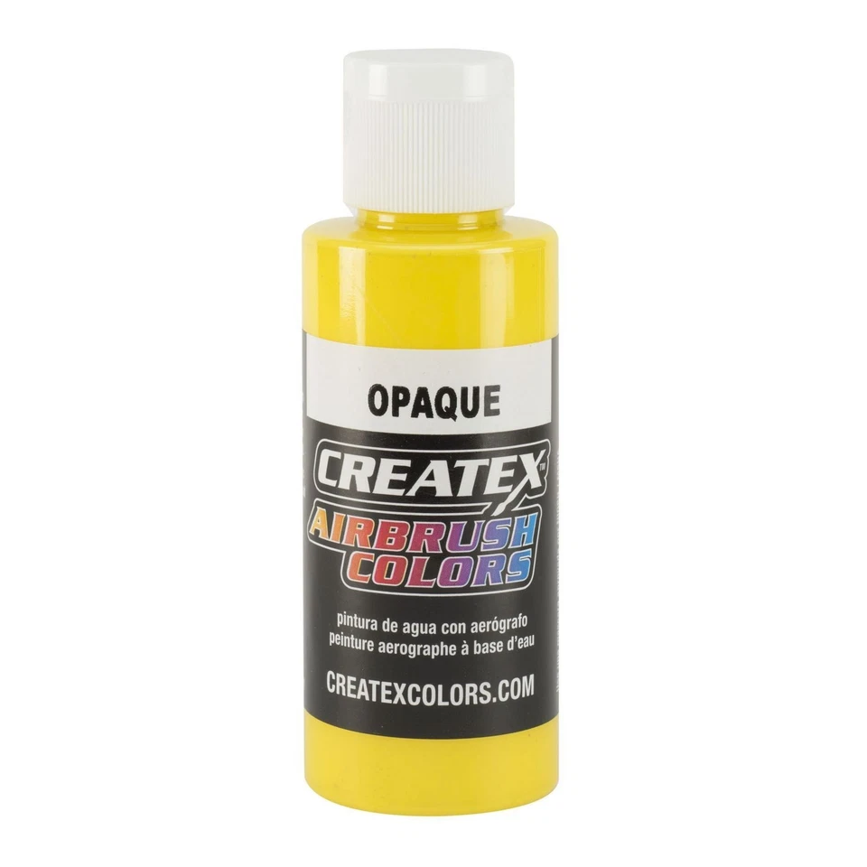(168,58€/1l) opaque yellow Createx Airbrush Colors Farbe 120ml 12 5204 Createx g
