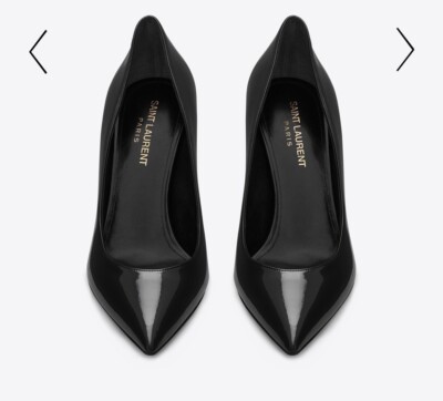 New In Box YSL Yves Saint Laurent Black Opyum Pumps. Shoe Sz EU39