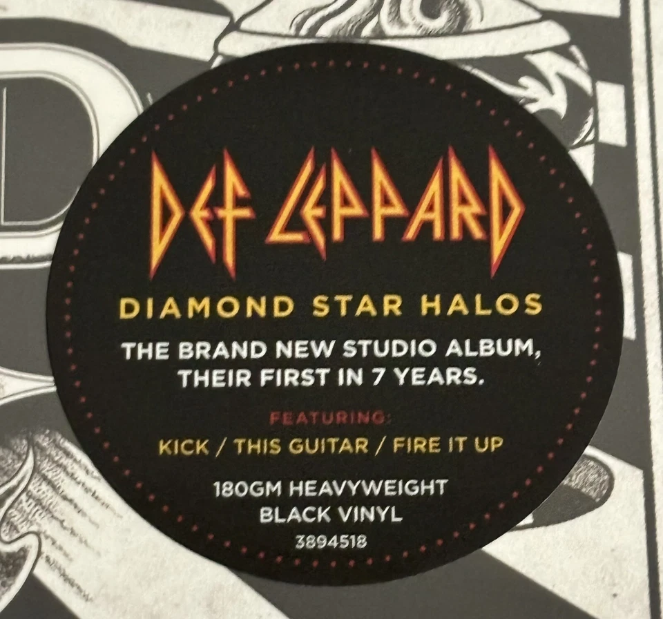 Def Leppard – Diamond Star Halos - 2 x LP Vinyl Records - NEW Sealed - Imagem 2 de 3