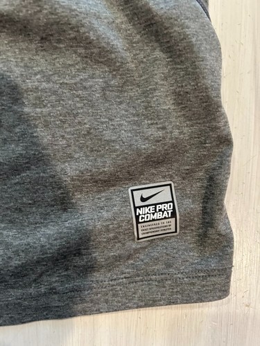 Herren Medium Nike Pro Combat DriFit grau tailliert Tank Top - Bild 2 von 8