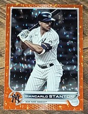 2022 Topps Series 2 Baseball, Base Card #650 GIANCARLO STANTON   Orange Ice /299