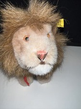 Vintage 5 Steiff LEO Lion w Ear Tag and Collar 1460-13 Made in Germany Plush