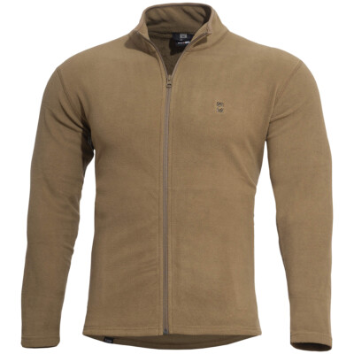 TAC MAVEN ELK Fleecepullover Herren Sweatshirt Leicht Reißverschluss Coyote