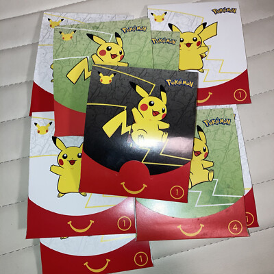 mcdonalds unopened pokemon cards 2021 Unopened Pokemon Cards McDonalds Happy Meal Pack 25th Pokemon  Anniversary