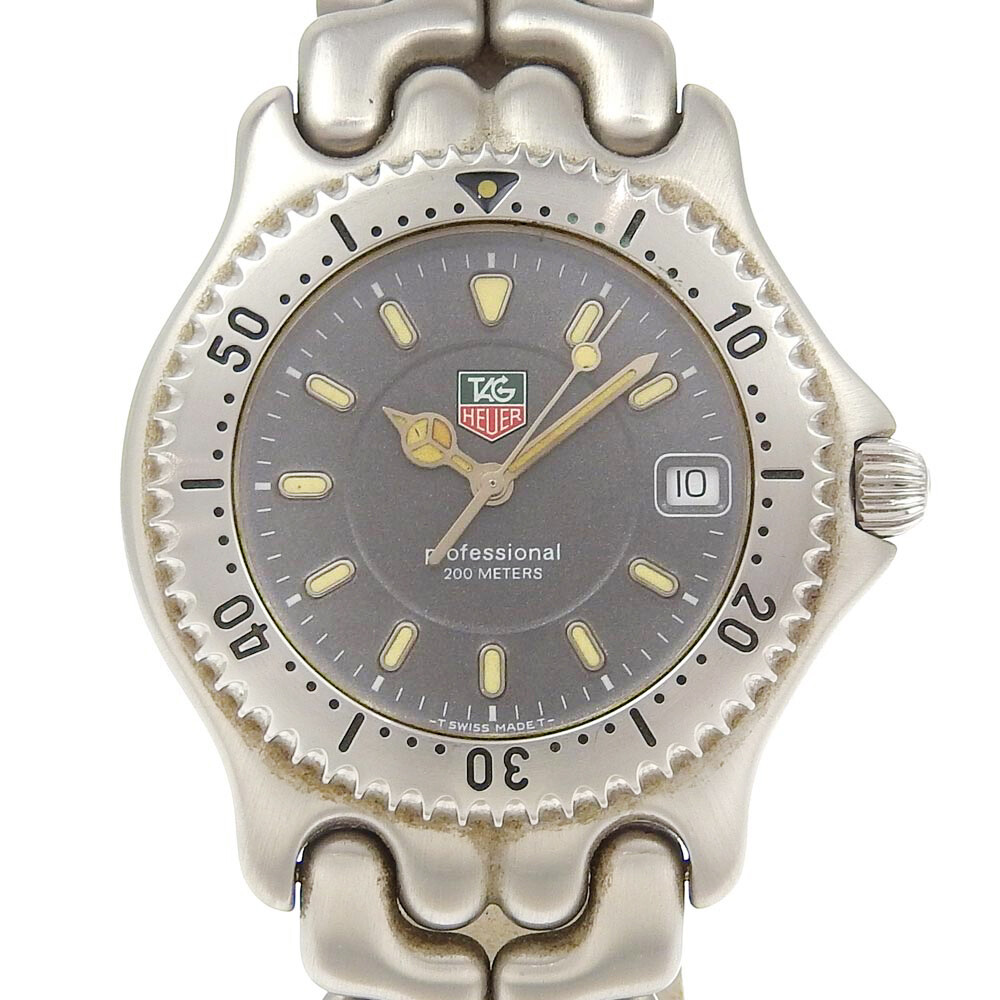 TAG HEUER Professional 200 WG1113-0 Watch SS Quartz Analog Men