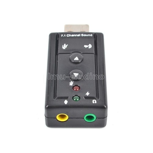 Mini USB 2.0 7.1 Channel Audio Sound Card Sound Adapter For PC Laptop - Picture 4 of 4