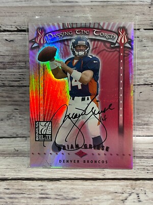 2001 Donruss Elite Passing the Torch Autographs #PT2 Brian Griese /100