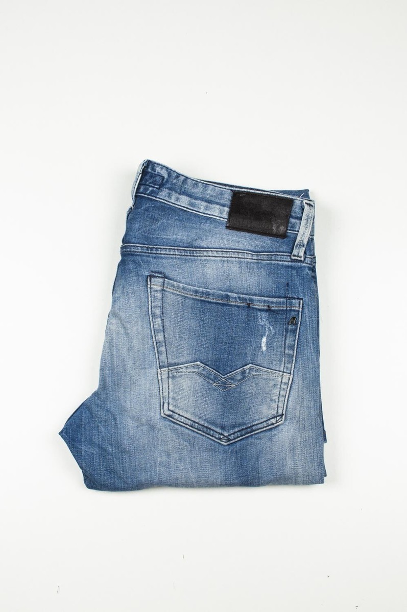 701 Replay Waitom Blue Jeans size 33/32