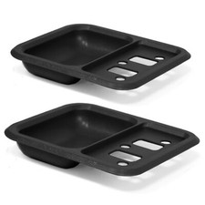Inside Door Handle Cup Black Pair 1968-1969 Torino