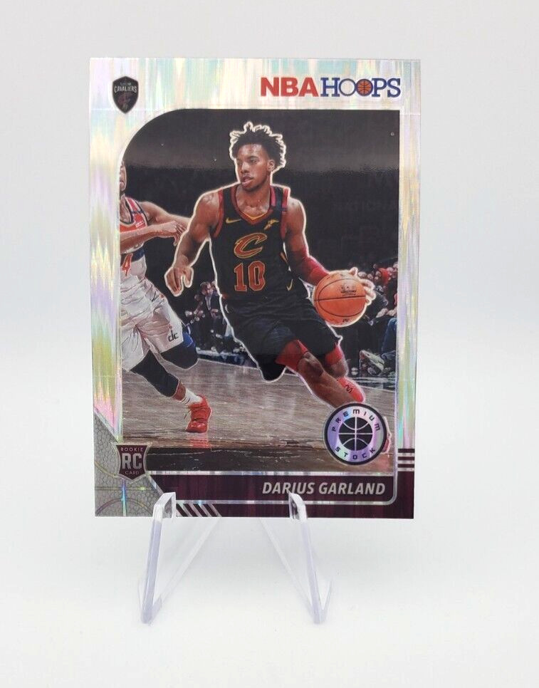 2019-20 Panini Hoops Premium Stock Silver Shimmer Prizm #251 Darius Garland RC