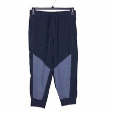 Z by Zella Joggers Size M Black Gray Pull On Drawstring Athletic Pants Cropped