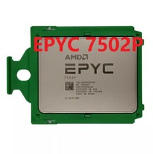 AMD EPYC 7502P CPU Processor 32 Cores 64 Threads 2.5GHZ to 3.35GHZ 180W Unlocked