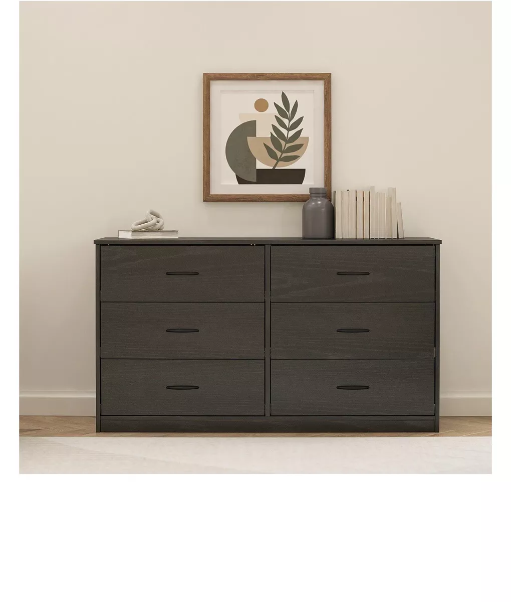 Mainstays Classic 6 Drawer Dresser Muliple Colors eBay