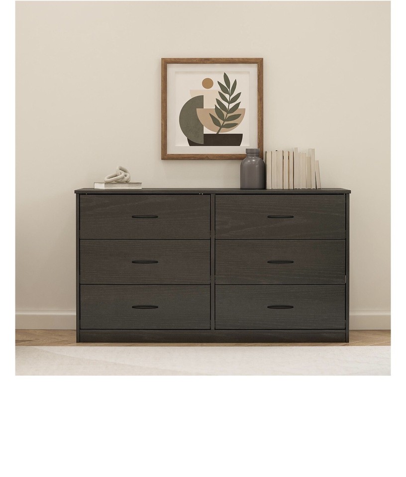 Mainstays Classic 6 Drawer Dressernull