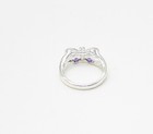 925 Sterling Silver Multi Colored Gemstones Butterfly Band Ring Sz 7 RG3513 — photo 4