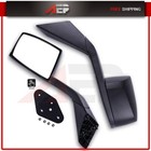 For 04-16 Volvo VNL Truck Hood Black Manual L+R Side Mirrors 82361058,82361050