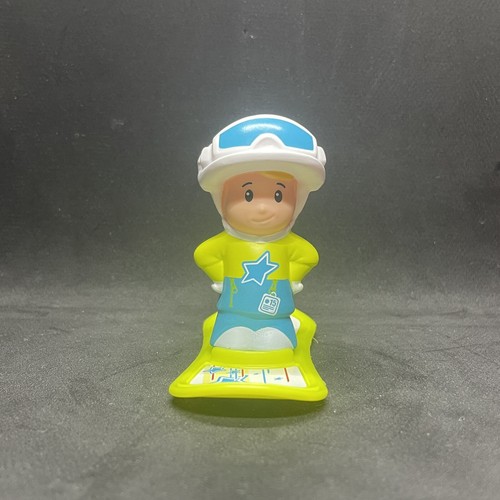 Fisher Price Little People Eddie Snowboarder Tessa Skier Sled 5 Pieces - Picture 9 of 17