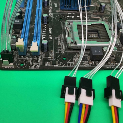 Small 4Pin Temperature Control Adapter Cable CPU Radiator Fan 1 to 1/2/3/4 Line - 第 6/11 張圖片