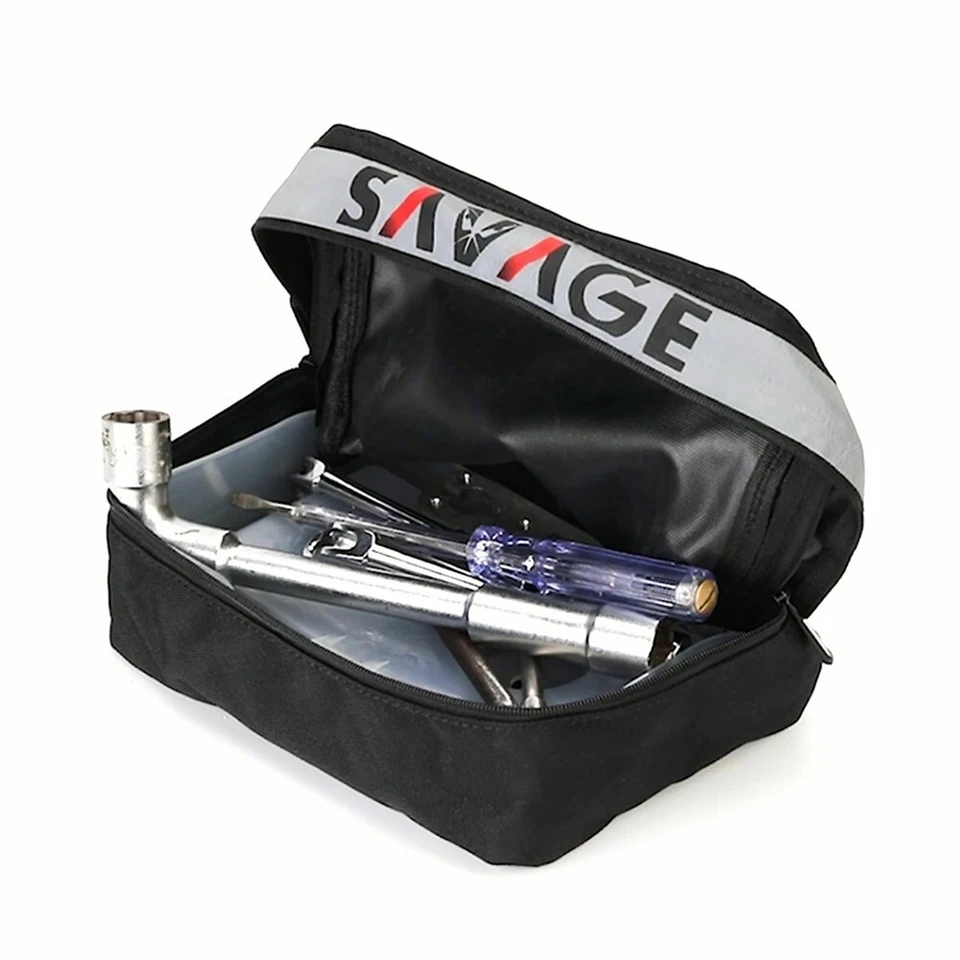 Bolsa de herramientas guardabarros trasero moto para SUZUKI DR650SE/S DR 200S DR200SE DR 250 Foto 2 de 4