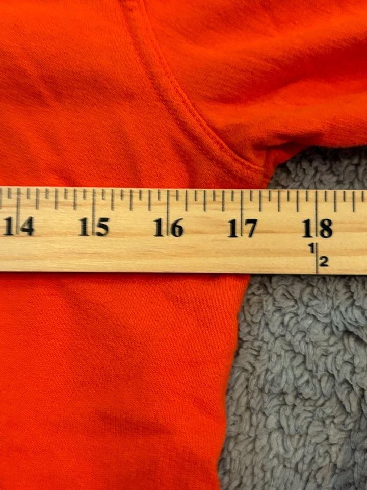 Sudadera con Capucha J Crew Para Mujer XS Naranja Pullover Suéter Con Cordones Bolsillo Frontal Manga Larga Foto 3 de 4