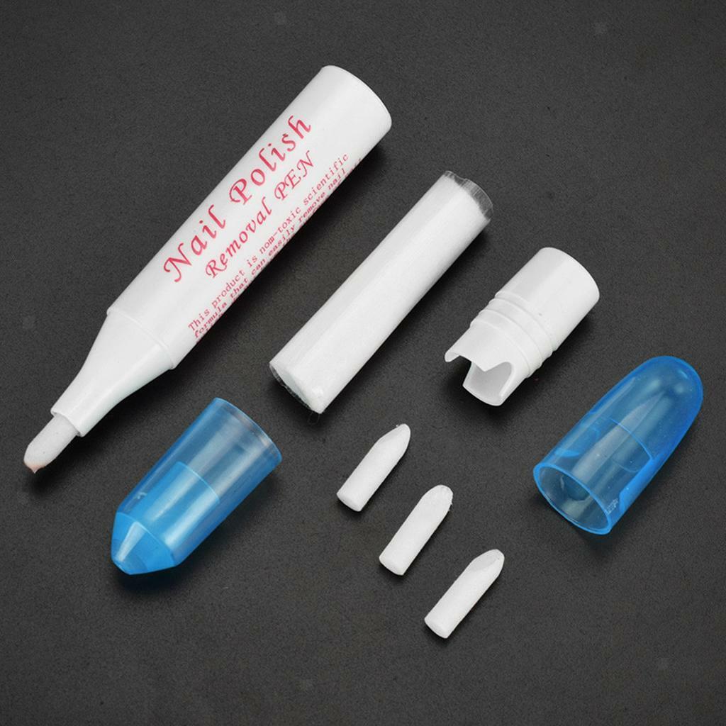 5pcs Nail DIY Remover Pen Color Nail Remover Corrector Pen with