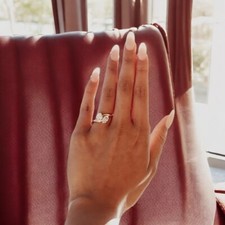 2 Carat Diamond Ring For Wedding Lab Grown Oval  IGI Certified 14k Yellow Gold