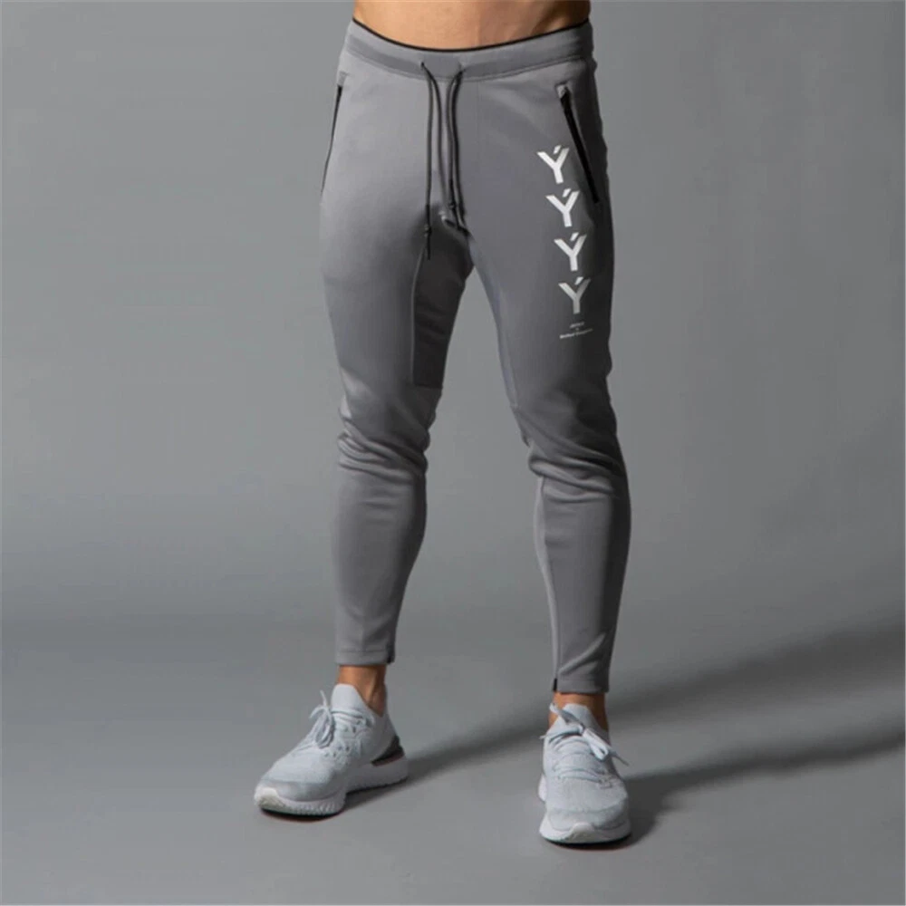 Mens Sports Sweatpants Athletic Long Pant Jogger Fitness Training Tight  Trousers