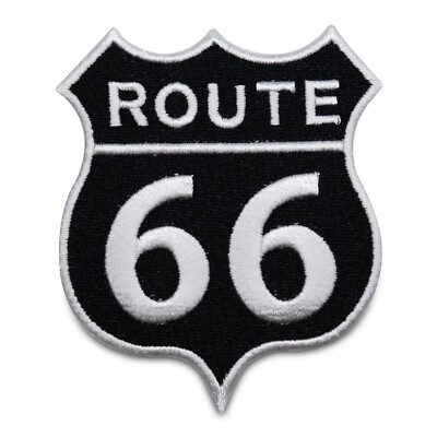 Route 66 Motorrad Patch zum Aufbügeln | Amerika Bügelbild, USA Patches, Aufnäher