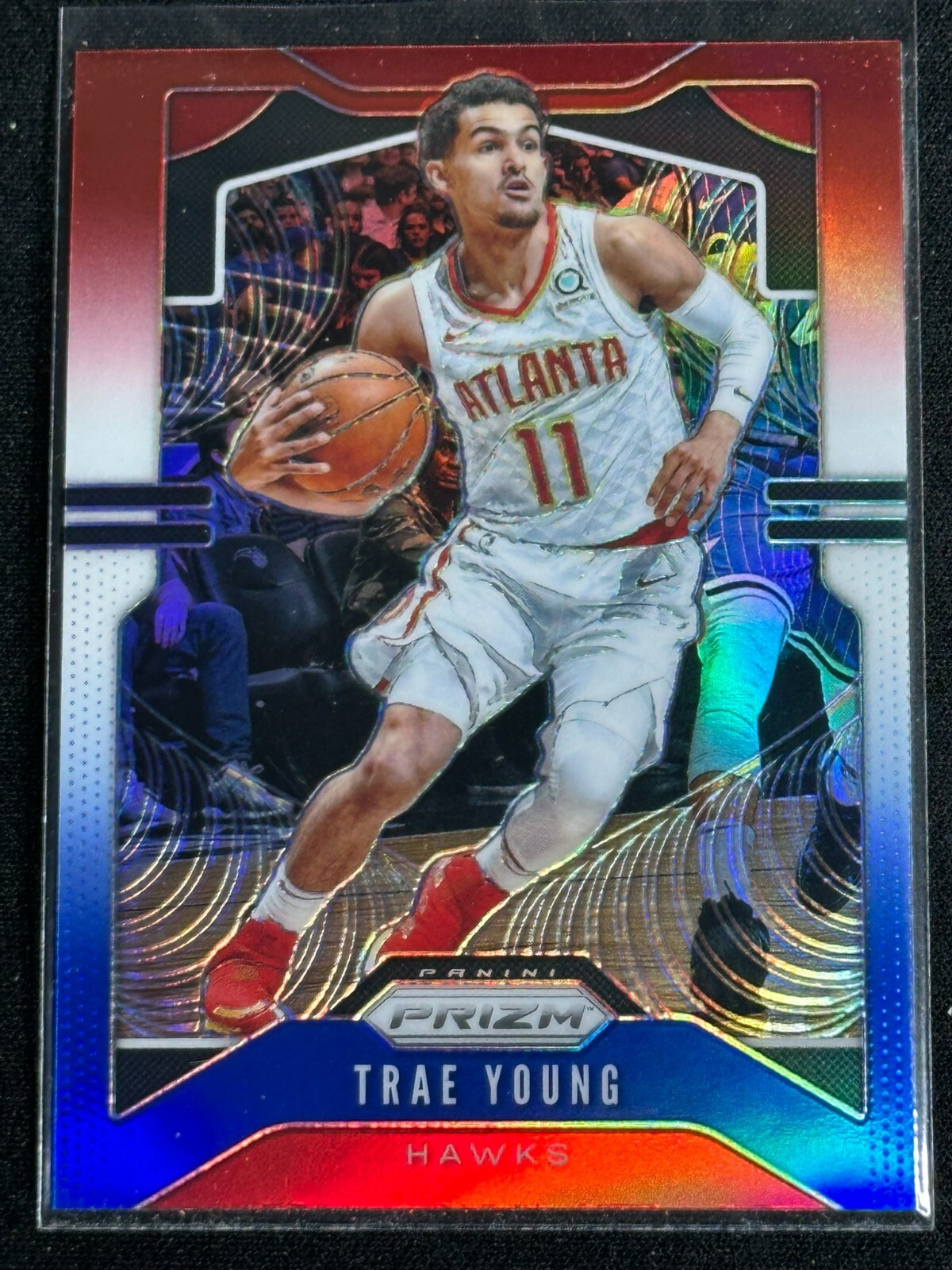 2019 Panini Prizm Red White Blue Trae Young #31 Atlanta Hawks 2nd Year SP