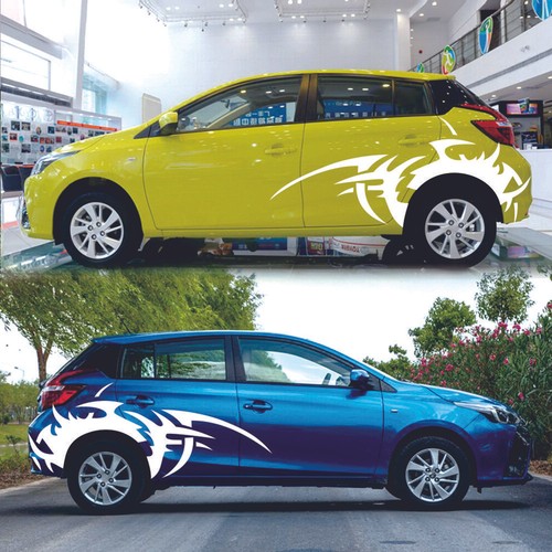 2 Piezas Pegatinas Coche Decoración Hágalo Usted Mismo Auto Calcomanías Impermeables PVC Gráficos Estilo Coche - Imagen 7 de 22
