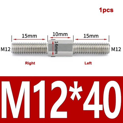 Right / Left Thread Threaded Stud Stainless Steel A2 Stud Double Threaded Stud - Picture 32 of 55